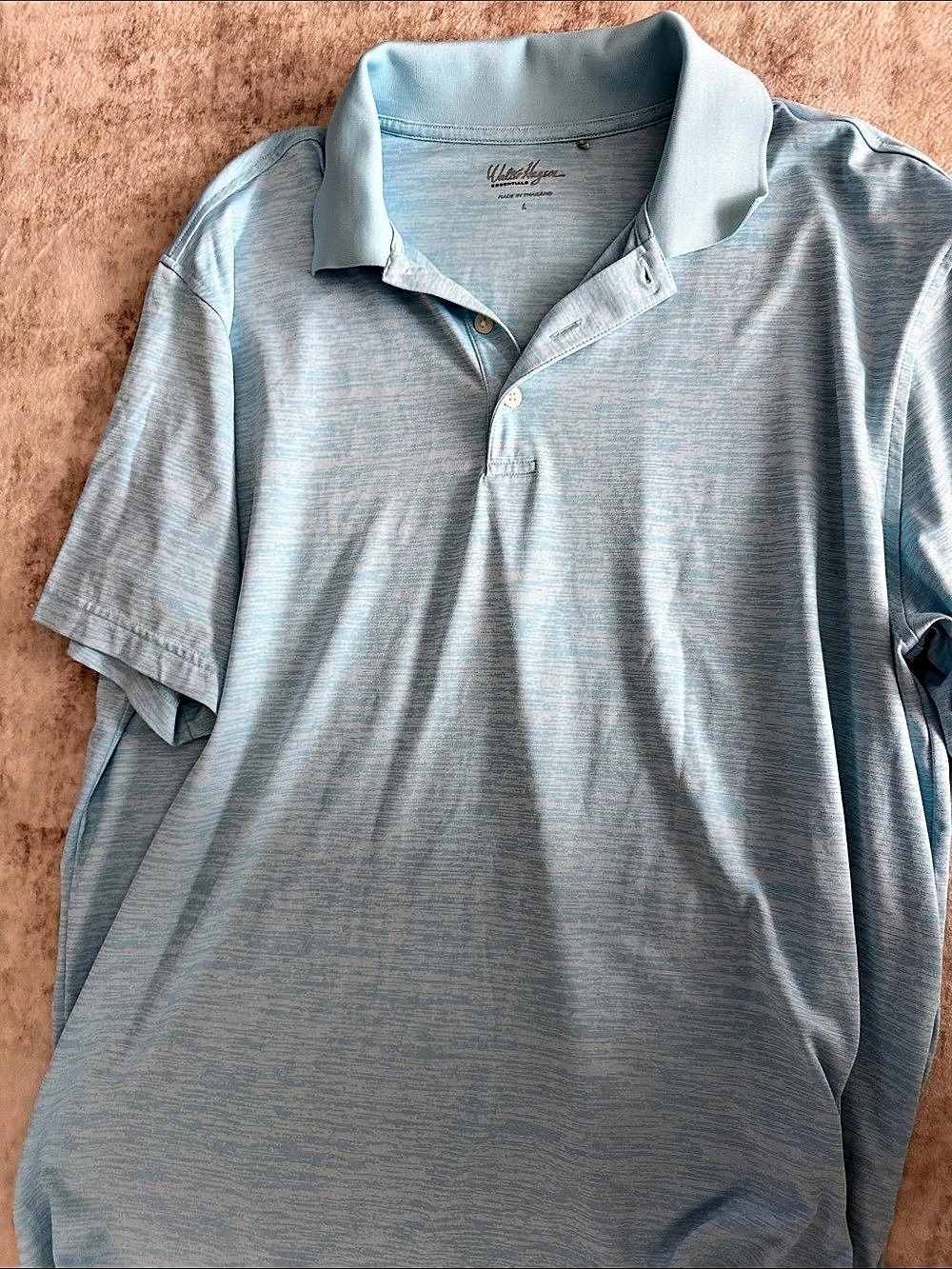 Wrangler Essentials Men's Polo Blue Size Large